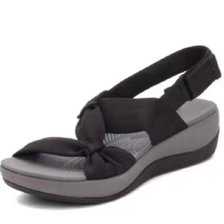 Dame Wedge-sandaler med justerbar rem og komfortabel dæmpning Stilla