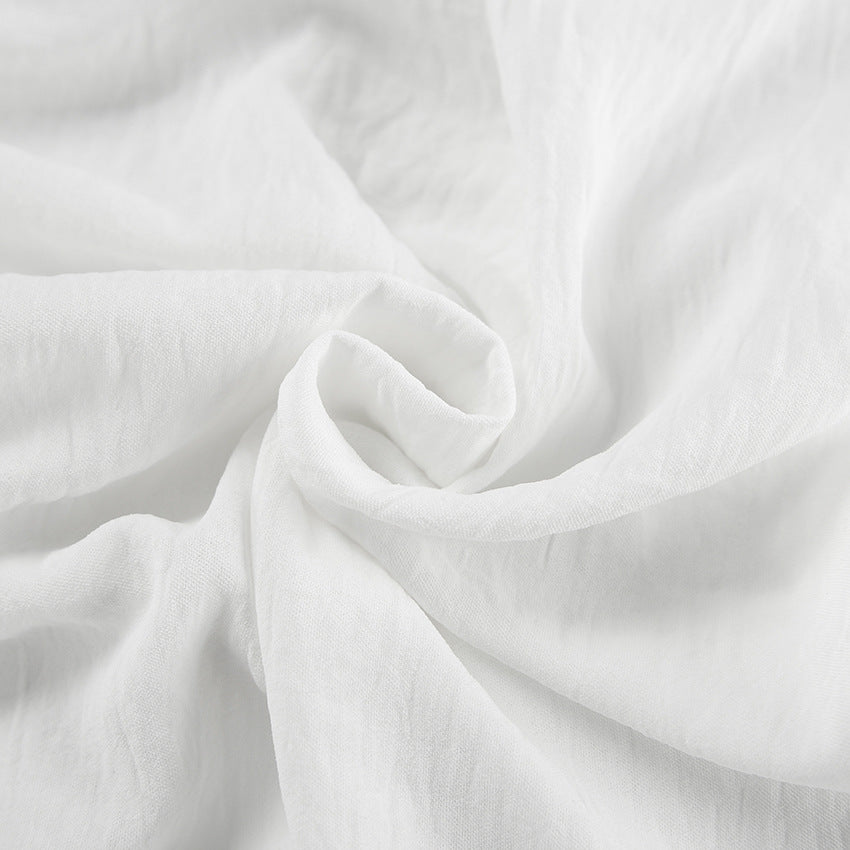 Dame sæt af elastisk top og svingende flæsebluse Stilla