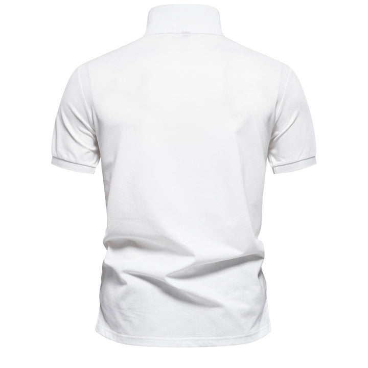 Herrer polo t-shirts med unikt floralt grafisk design Stilla