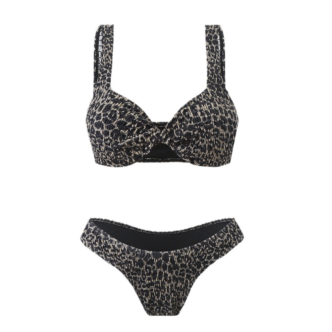 Dame Twist-Front Bikini-Sæt Stilla