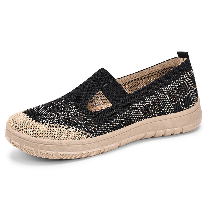 Damer Åndbar Slip-On Fritidsko med elastisk rem Stilla