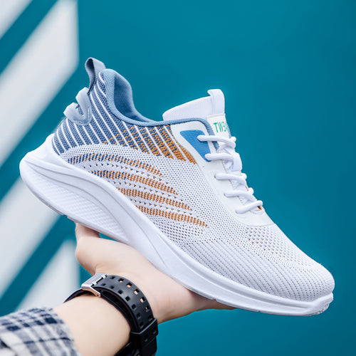 Herrer Lettere Sportsneakers med åndbart mesh-overflade og støddæmpende sål Stilla