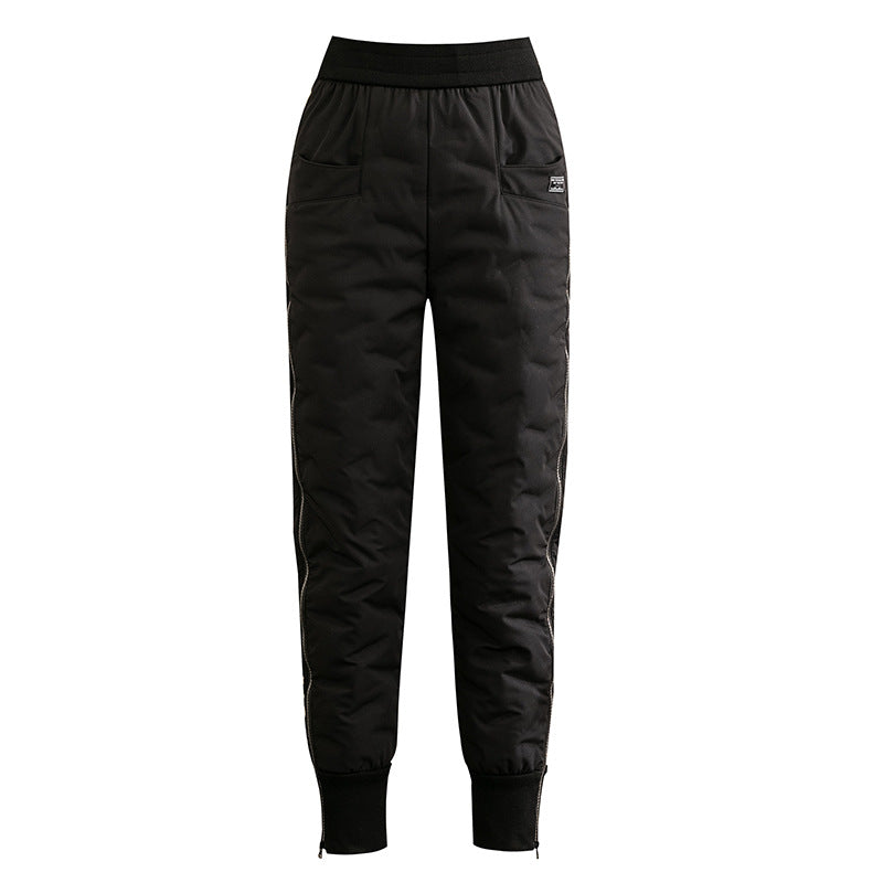 Dame Mode Steppeshorts med elastisk linning og sidelommer Stilla