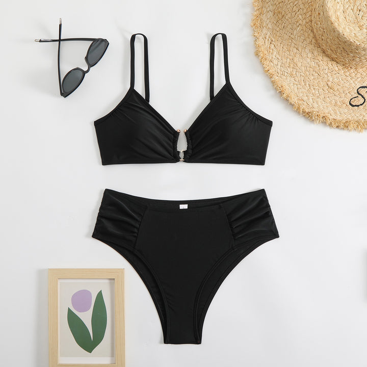 Dame justerbar flæse-top bikini sæt Stilla
