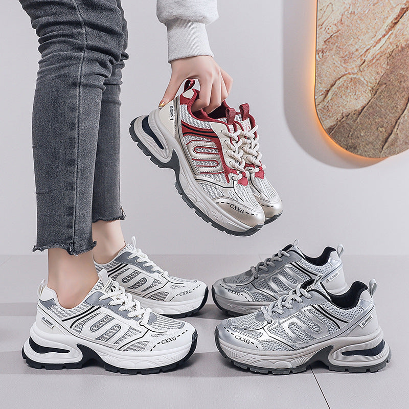 Dame Sporty Sneakers med åndbar mesh-overflade og dämpende sålprofil Stilla