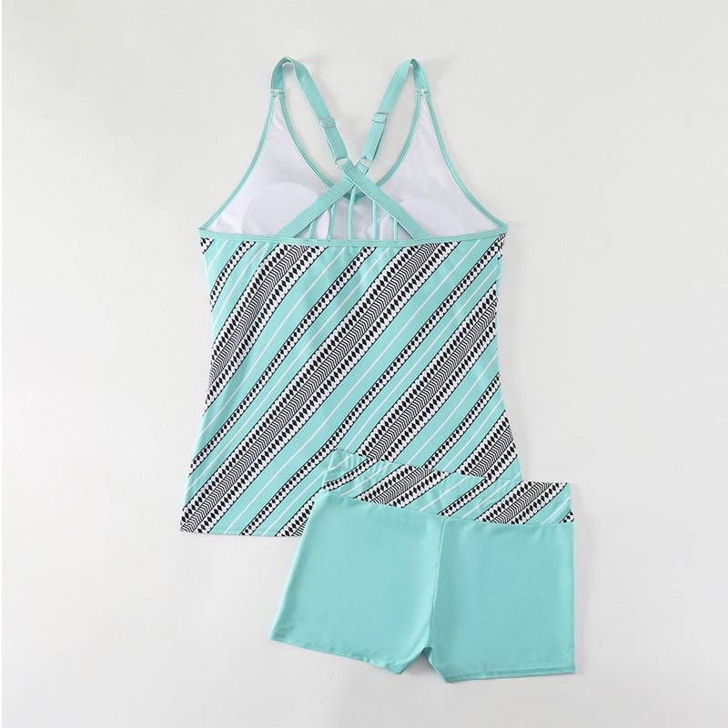 Damer Sporty Tankini-Sæt Skovae