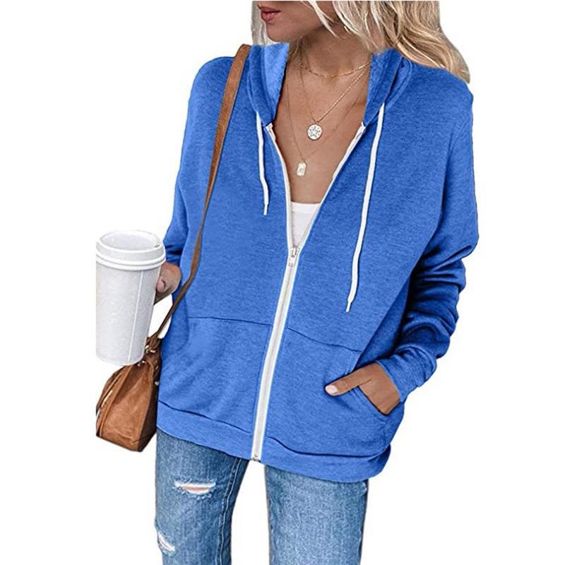 Kvinders casual hoodie lavet af letvægts, åndbart materiale med praktiske lommer Stilla