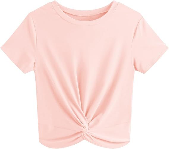 Dame kortærmet T-shirt med knude Stilla