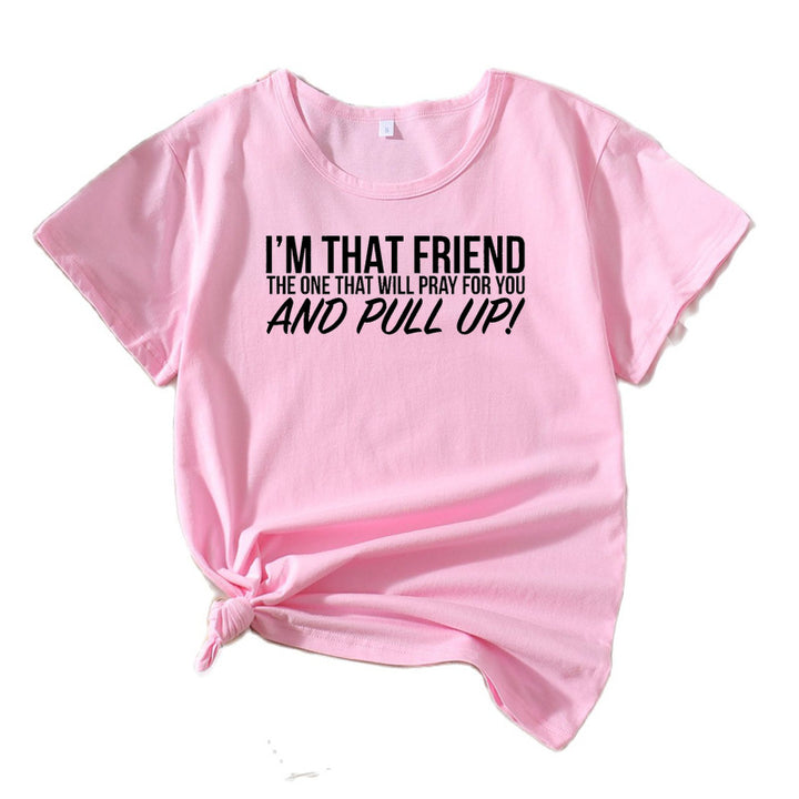 Dame Casual Statement T-shirt Stilla 1751262489