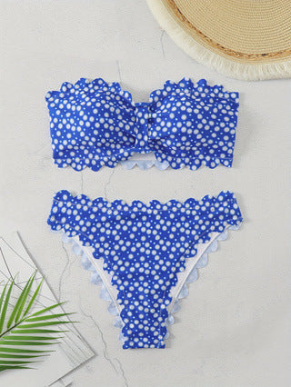 Dame bikini-sæt med floral mønster Skovae
