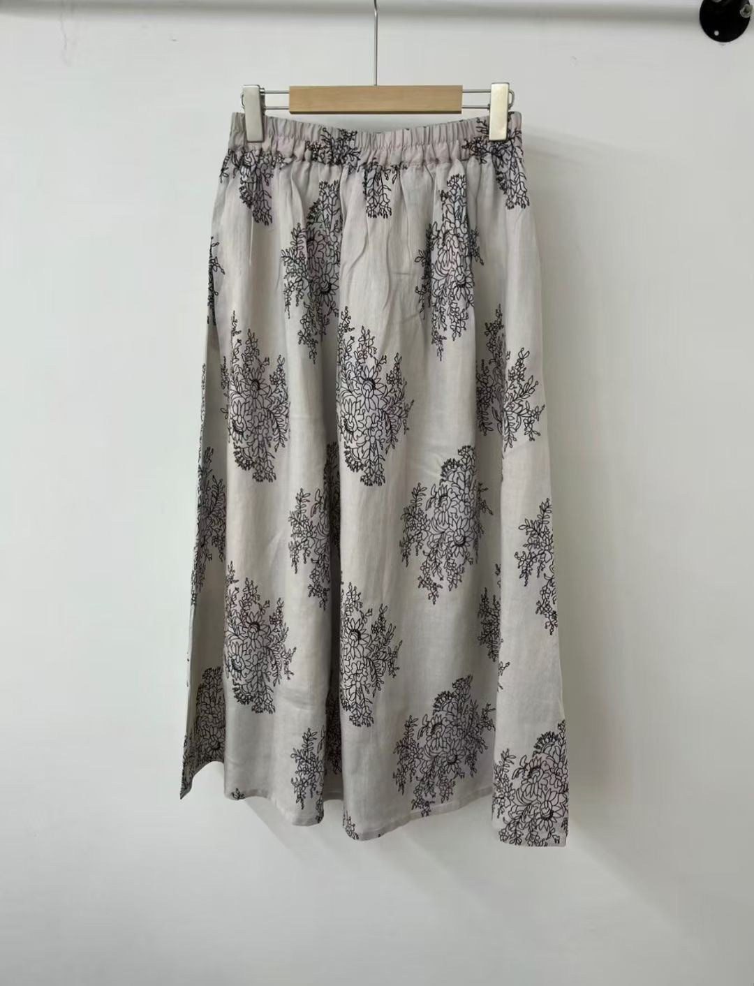 Dame Floral Print Relaxed Culotte Bukser Stilla