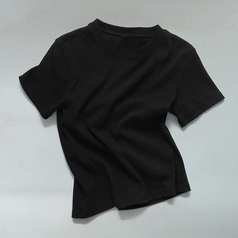 Dame Basic Rundhals T-Shirt lavet af højkvalitets økologisk bomuld Stilla
