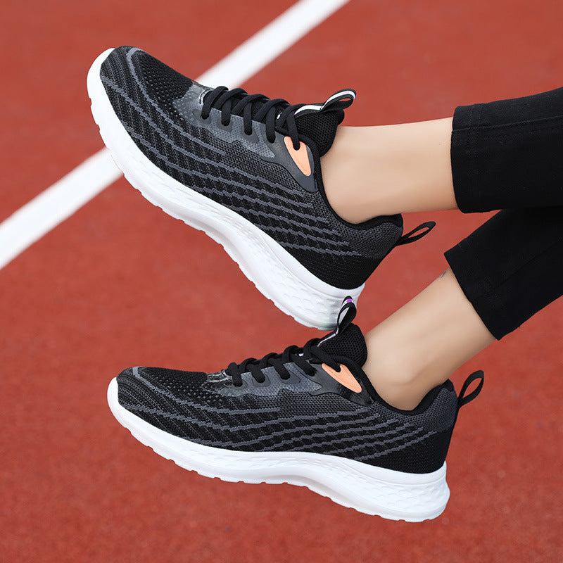 Dame nan lav præstations-sneakers med tredimensionelt mesh, reaktiv EVA-dæmpning og drageløkke Skovae