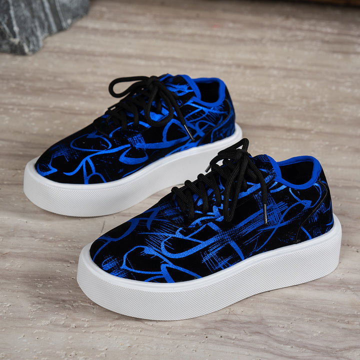 Dame Mode Sneakers med iøjnefaldende grafikdesign Stilla