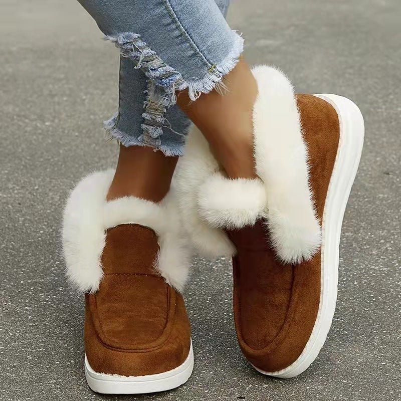 Dame Behagelige Flauschnetz Slippers med skridsikker sål og åndbart foer Stilla