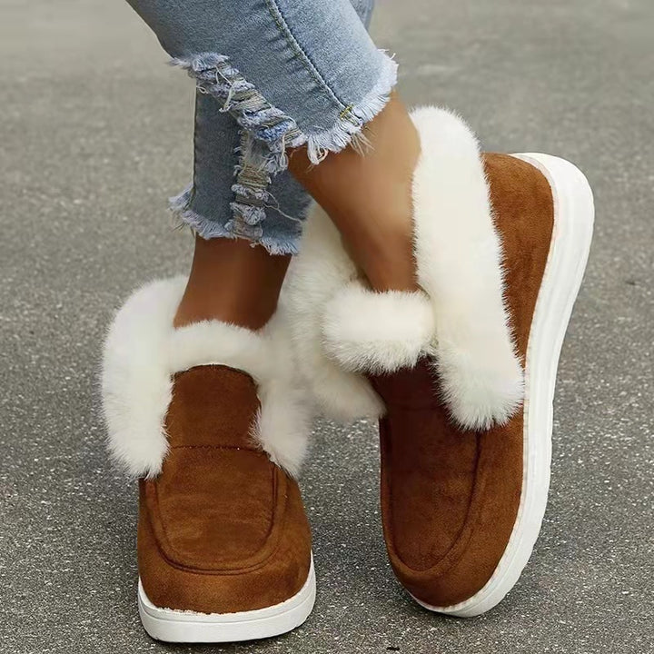 Dame Behagelige Flauschnetz Slippers med skridsikker sål og åndbart foer Stilla