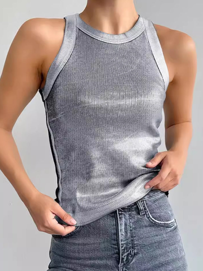 Dame Sporty Top med Zipper Stilla