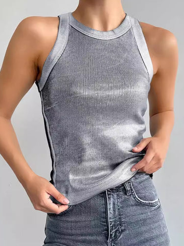 Dame Sporty Top med Zipper Stilla