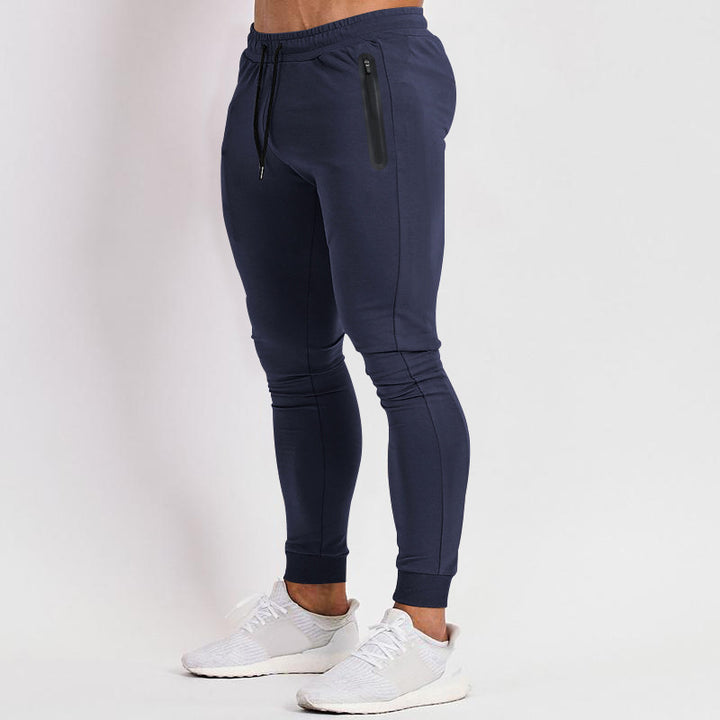 Herrer sporty Slim-Fit joggingbukser med sidelukning Stilla