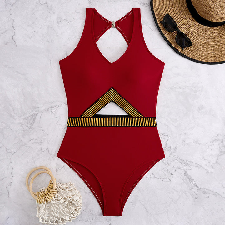 Dame Cut-Out Heldragt Badetøj Stilla 1750840069