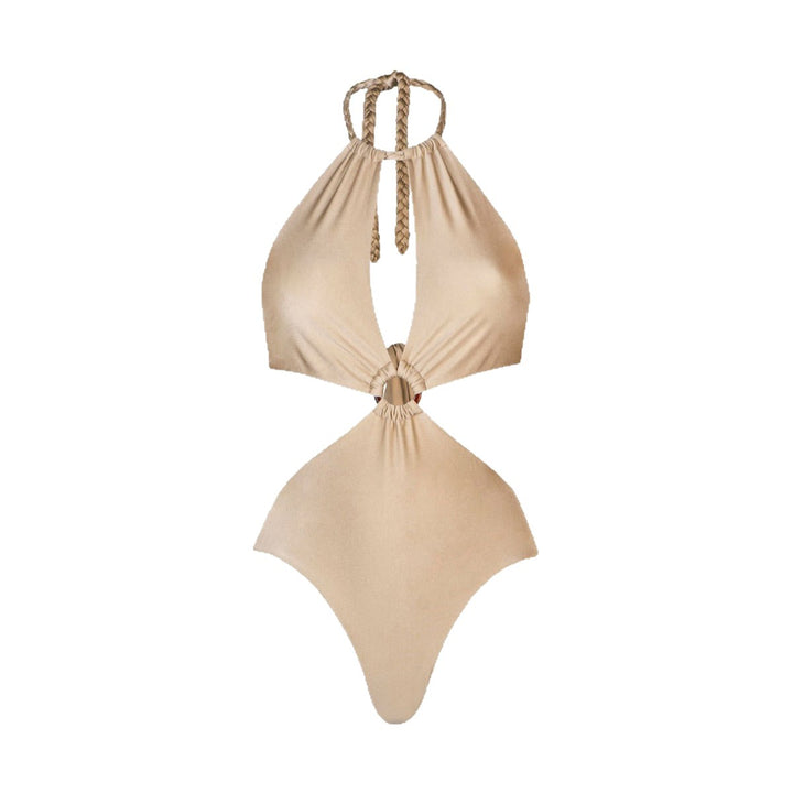 Dame Bikini-sæt med innovativt knude-design og højt skåret underdel Stilla