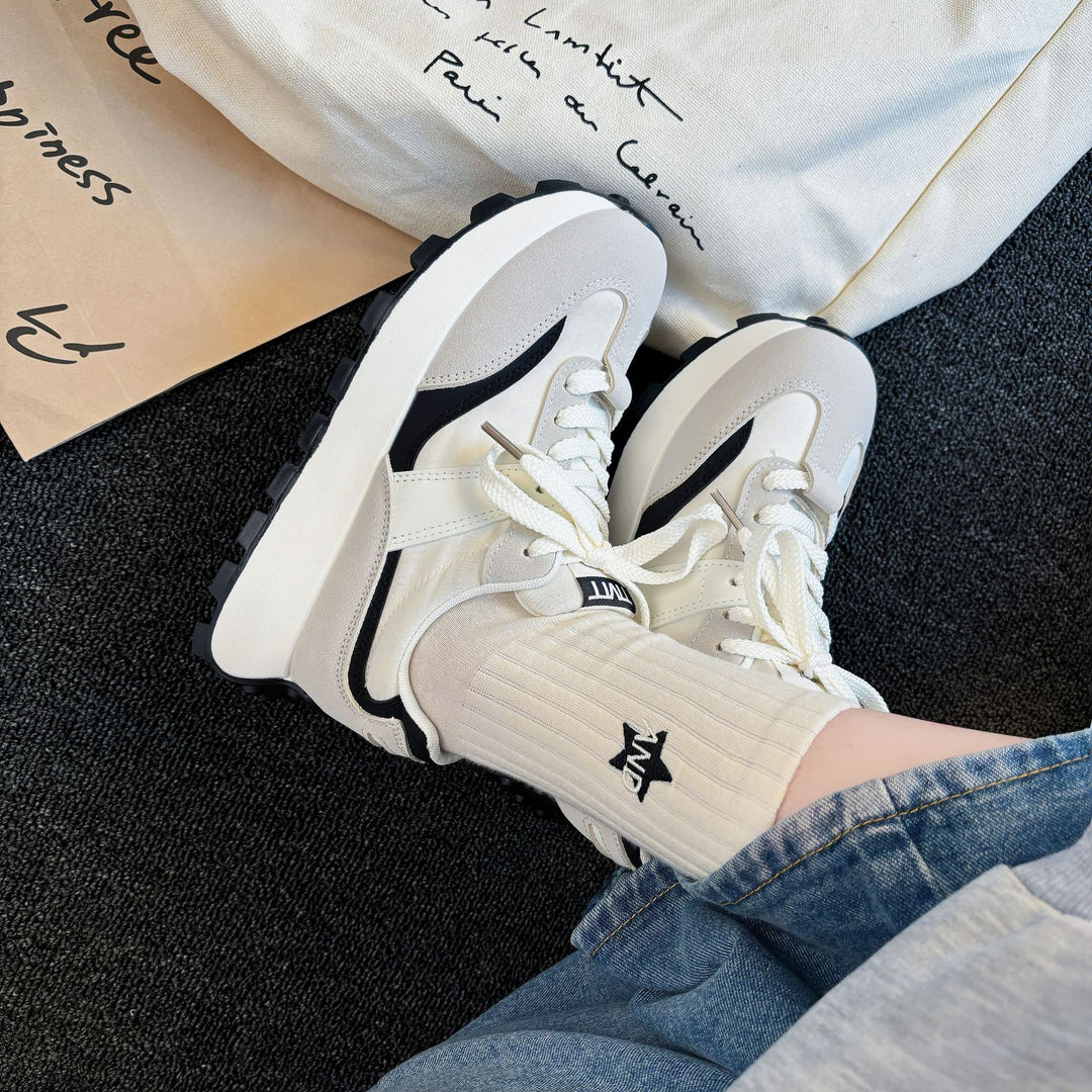 Dame Sporty Sneakers med stabil profilsål og åndbar overfladestruktur Stilla