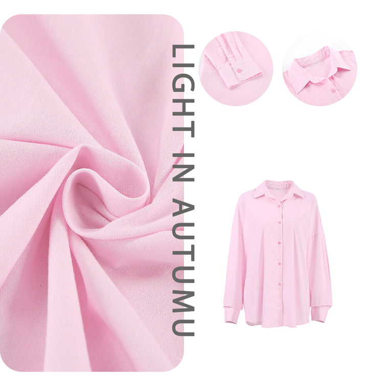 Dame afslappet bluse med knude-formet kant og brede ærmer Stilla