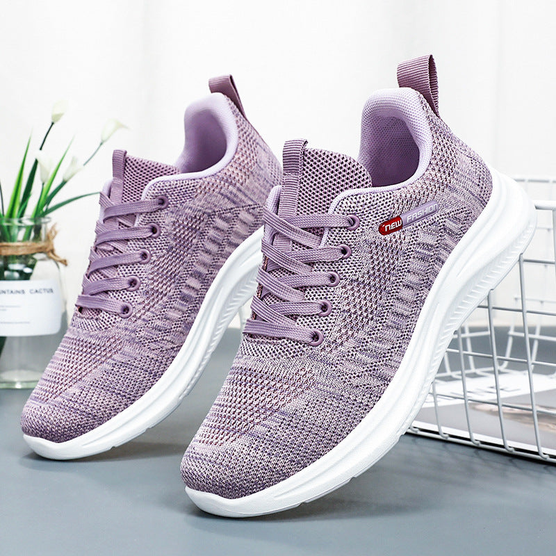 Dame Sporty Sneakers med åndbart mesh-overflade og støddæmpende sålprofil Stilla
