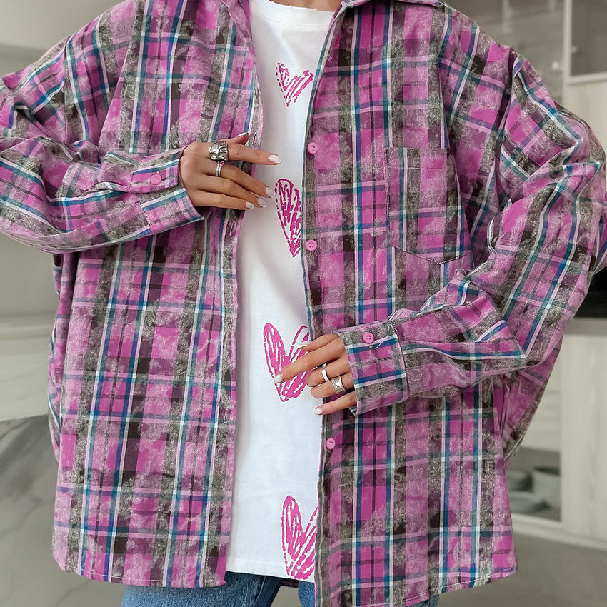 Dame Oversized Skovmandsskjorte med afslappet snit Stilla