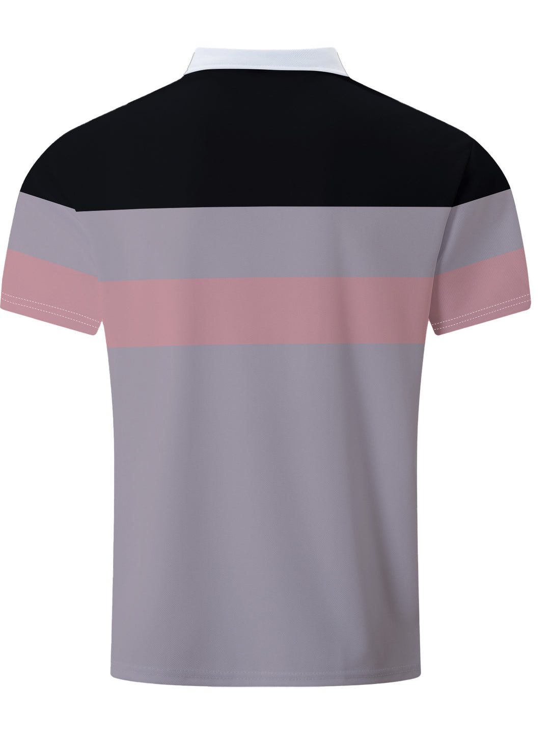 Herrer Poloshirt med moderne længdestribet design og høj kvalitets bomuldsblanding Stilla