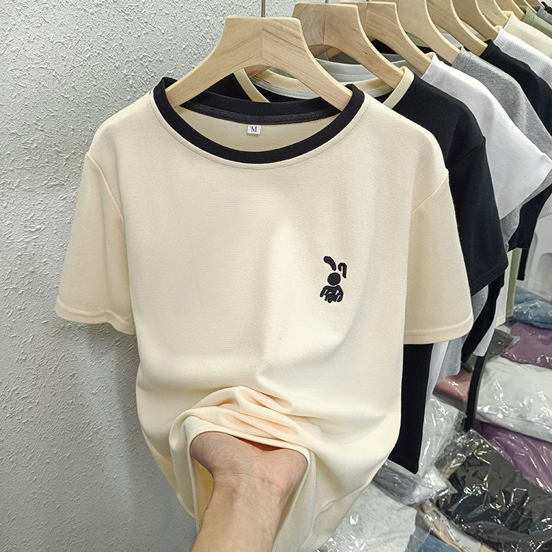 Femme Casual Grafik-T-Shirt med legende design Stilla