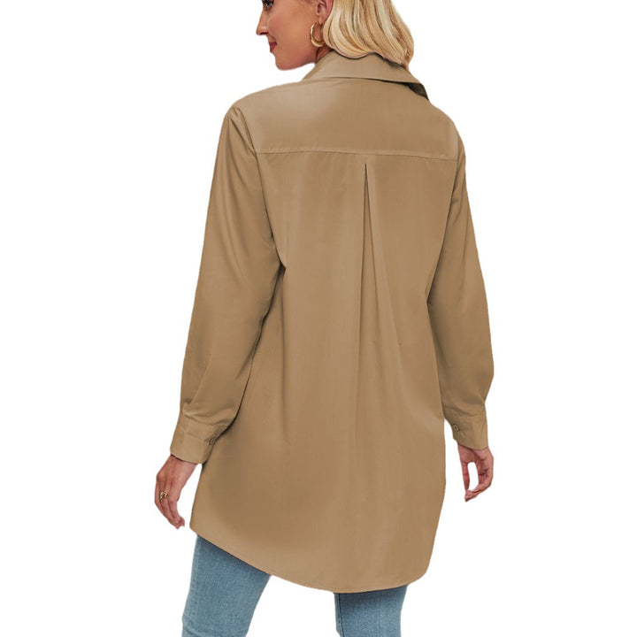 Damer casual skjorte bluse lavet af let stof Stilla