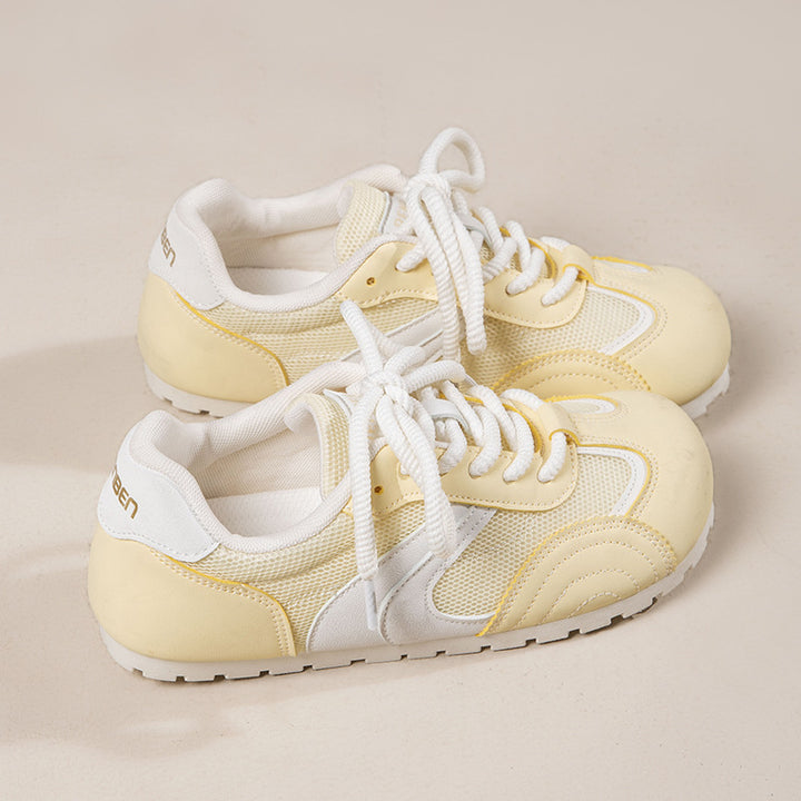 Dame Behagelige Sport Sneakers med åndbart mesh-overflade og fleksibelt såleprofil Stilla