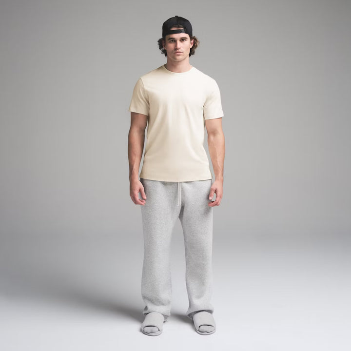 Herre RelaxedFit Bomuld T-shirt med behagelige Lounge-bukser Sæt Stilla