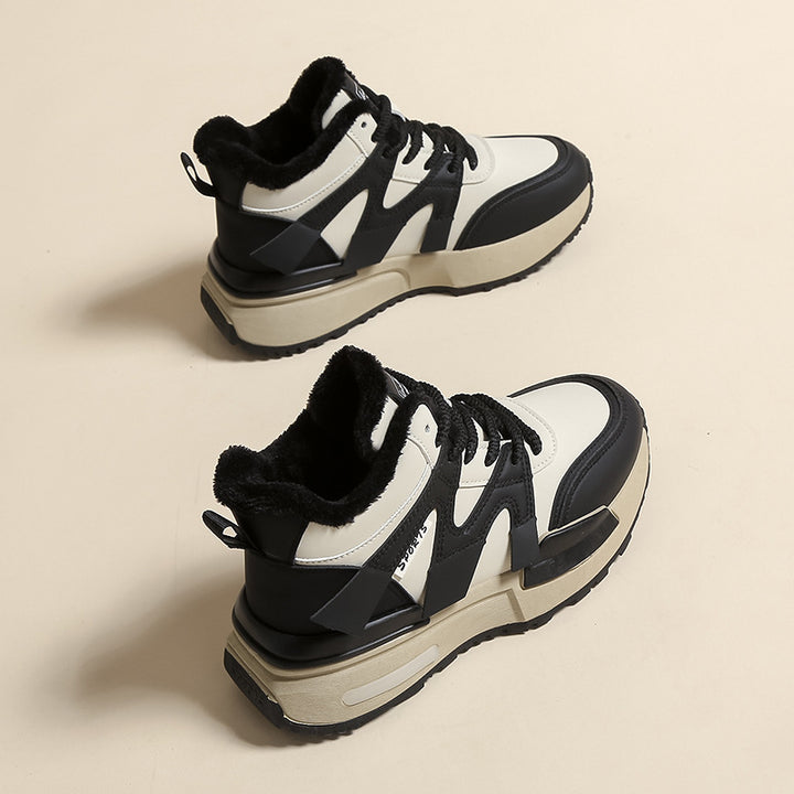 Dame Sporty High-Top Sneakers med varmt foer og skridsikker sål Stilla