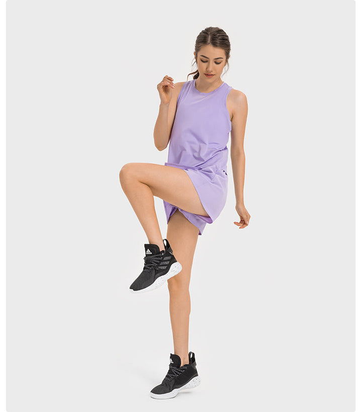 Stilla | Fugtabsende Hurtigtørrende Yoga Skort Med Multifunktionelt Lomme Design