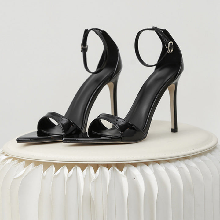 Dame High Heel Sandaler med spidse tæer og elegant remdesign Stilla