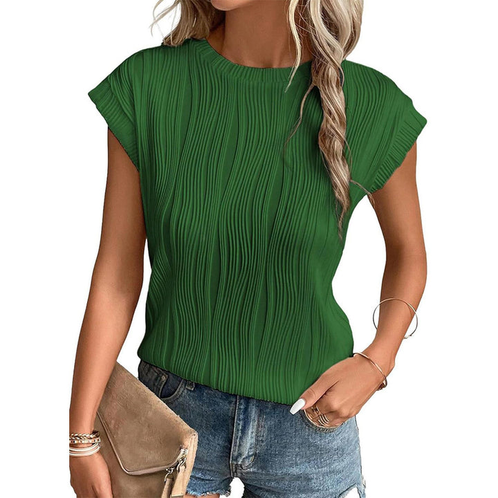 Damer Plissé T-Shirt Stilla