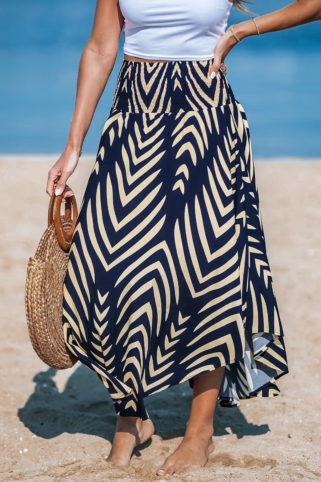 Dame High-Low Maxi Skirt Stilla