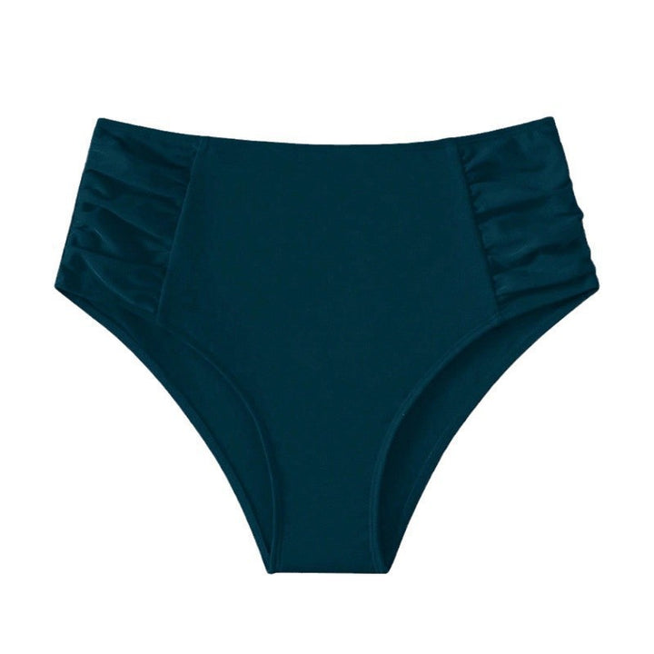 Dame højtaljet bikinibund med flæse-design Skovae