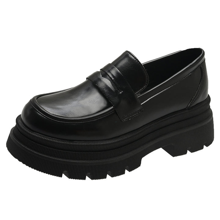 Dame plateausko i elegant loafer-stil med skridsikker gummisål Stilla
