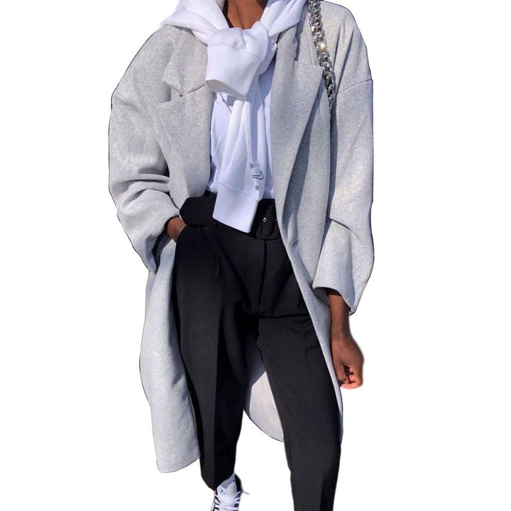 Dame Oversized Frakke I Det Elegante Design Skovae