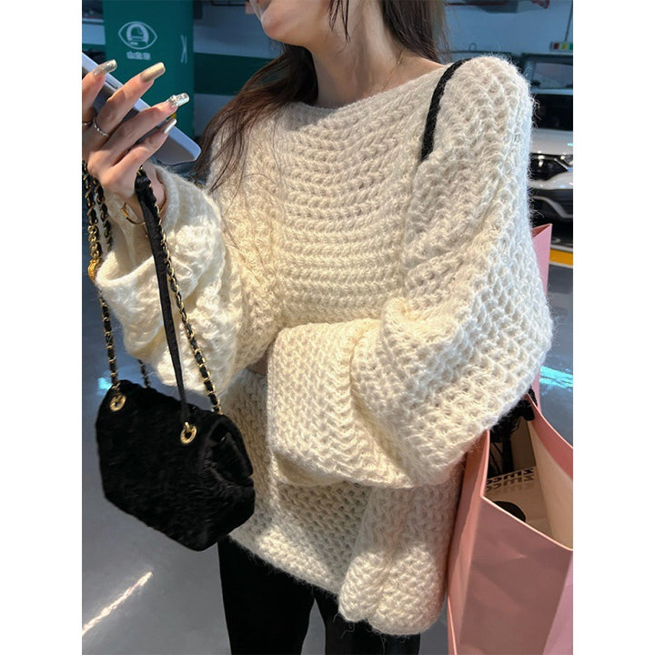 Damer Cozy Oversized Sweater lavet af chunky knit Stilla