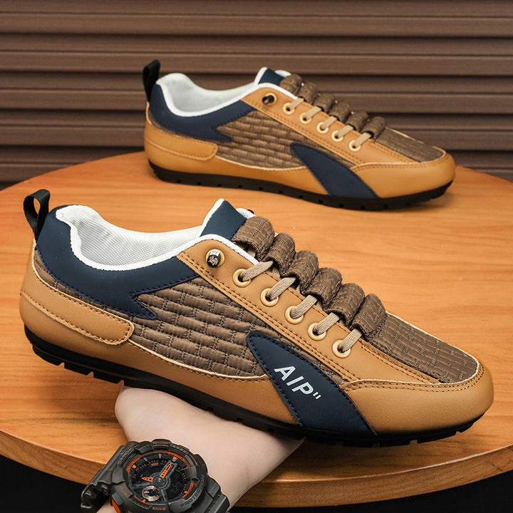 Herre Sporty Fletmønster Sneakers Stilla