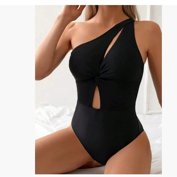Dame asymmetrisk Cut-Out heldragt badedragt Stilla