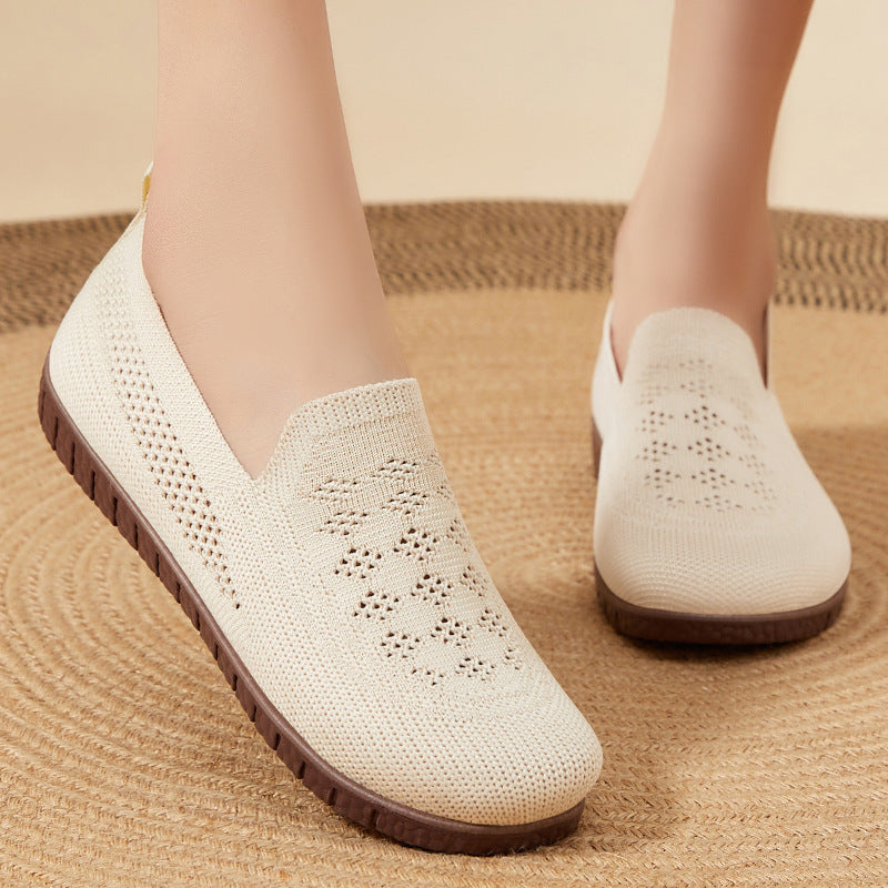 Dame Åndbare Slip-On Sko med fleksibelt design og skridsikker sål Stilla