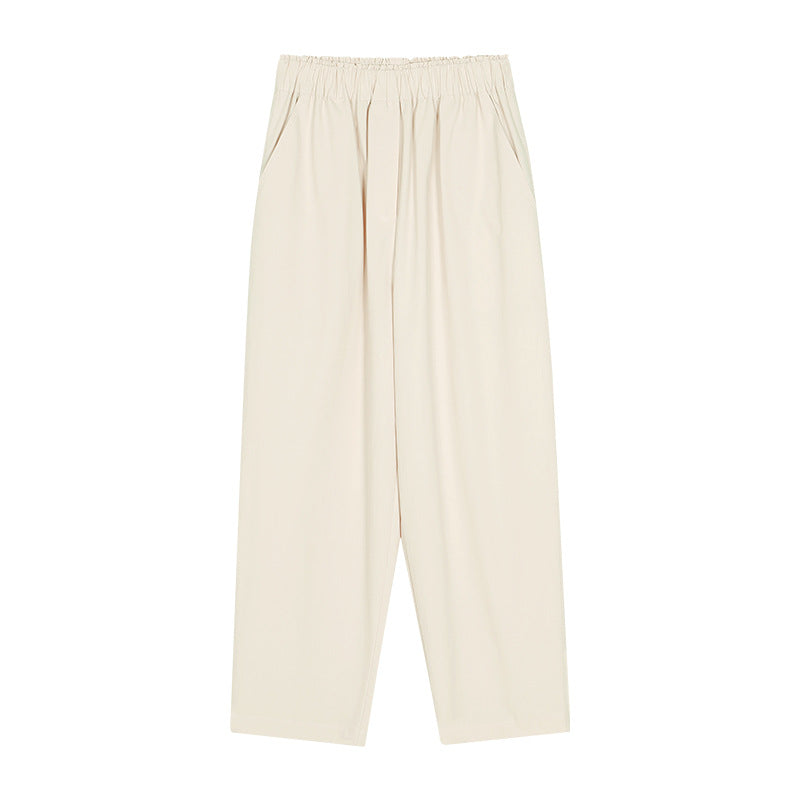 Dame elegant Palazzo-bukser med elastisk linning og sidelommer Stilla