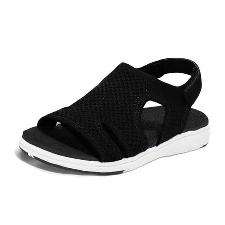 Dame åndbare sandaler med justerbar rem og ergonomisk sål Stilla