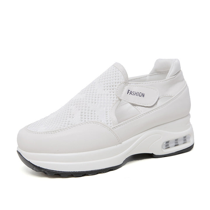 Dame Åndbare Fritidssneakers med komfortabel Velcro Stilla