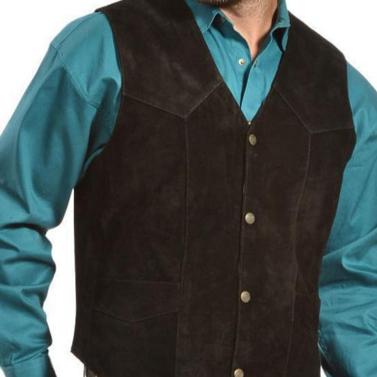 Dame elegant vest i højkvalitets velourstof Skovae